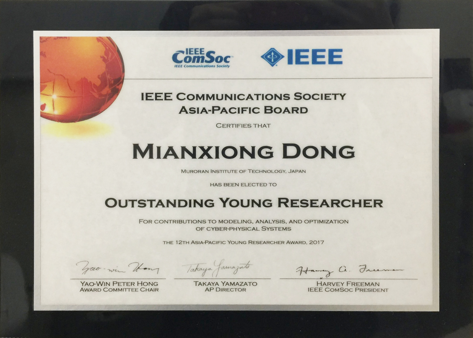 APB Outstanding Young Researcher